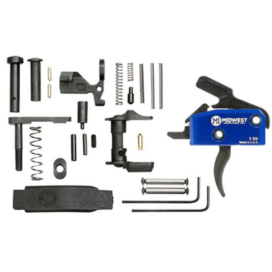 Parts Midwest Industries Ready Series Midwest Industries DROP IN TRIG W/LOWER PARTS KIT BLK